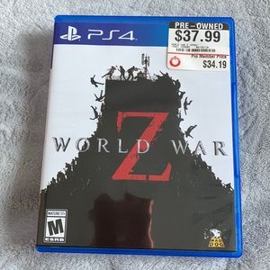 PS4 World War Z  played a few times if that!